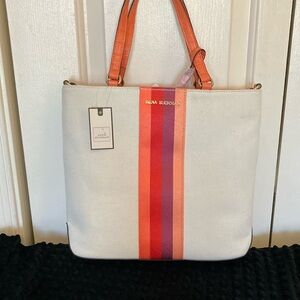 NWT Dana Buchman Natural Canvas Tote